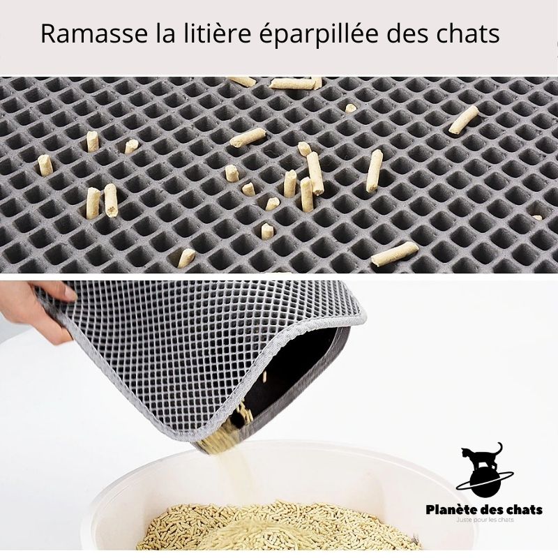 Tapis Litière Chat ultra Clean - Planète des chats